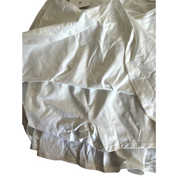 NWT Halara white athletic dress activewear tennis built in bra sz M - Picture 6 of 6